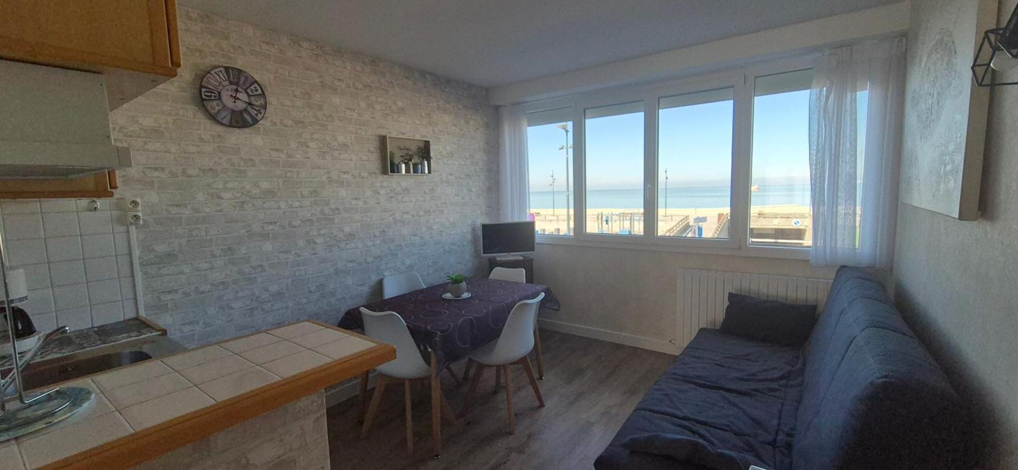 Residence Du Bord De Mer 9 Appartements Avec Une Vraie Vue Mer Le Tréport Zewnętrze zdjęcie