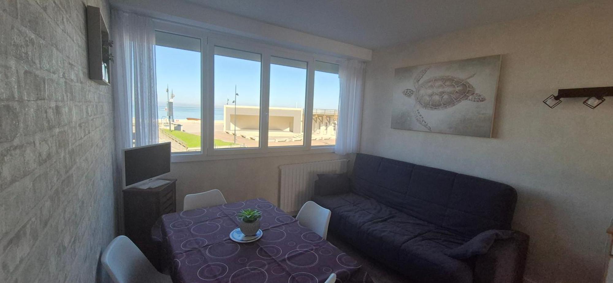 Residence Du Bord De Mer 9 Appartements Avec Une Vraie Vue Mer Le Tréport Zewnętrze zdjęcie